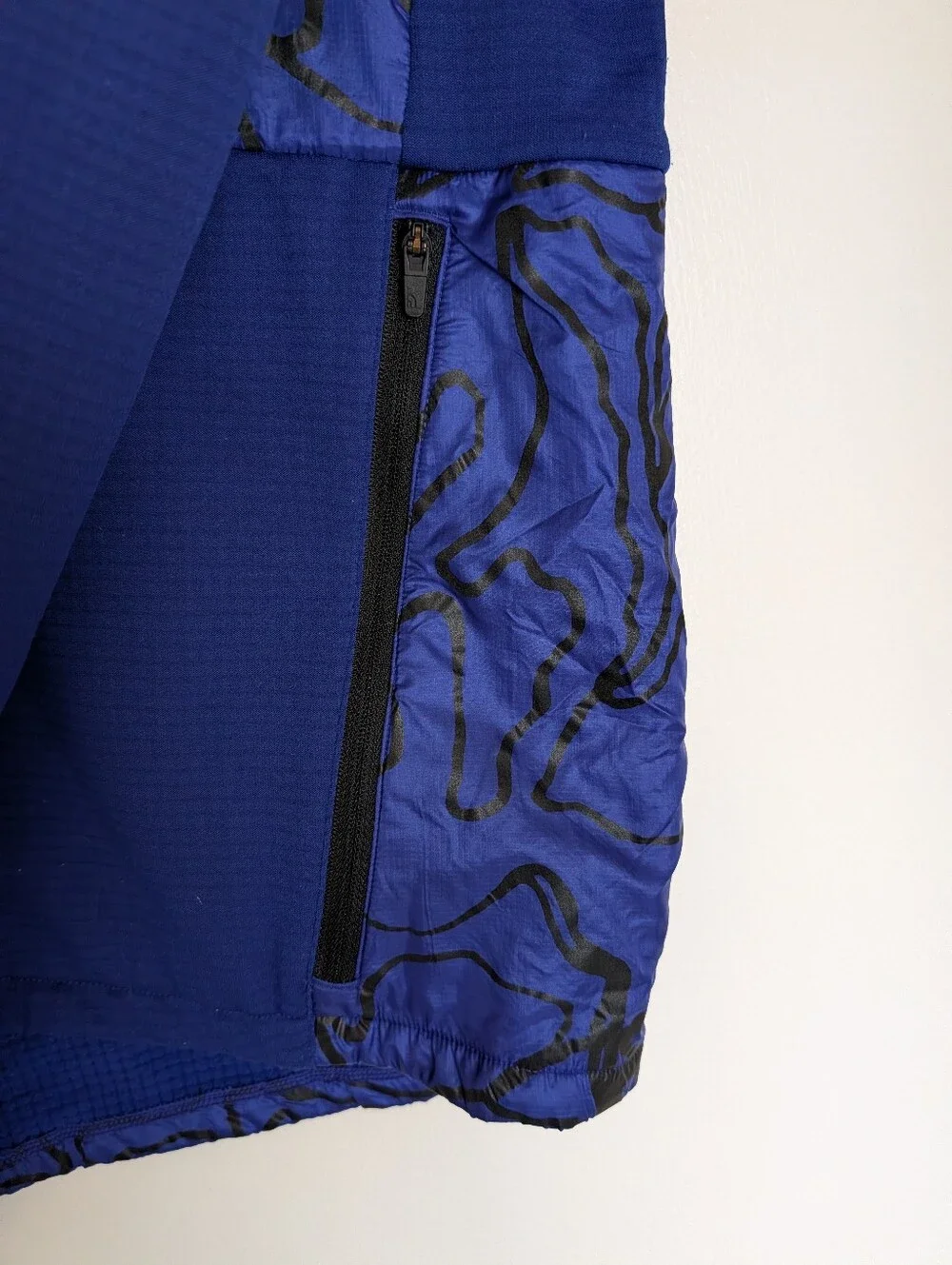 The North Face Jacket Mens XL Lapis Blue Half-Zip Windbreaker Pullover